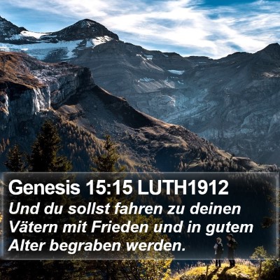 Genesis 15:15 LUTH1912 Bible Verse Image