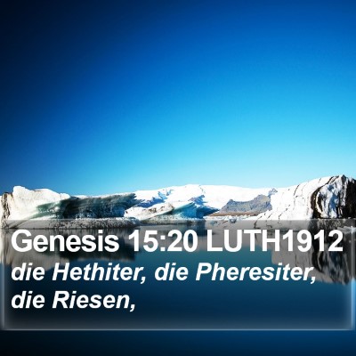 Genesis 15:20 LUTH1912 Bible Verse Image