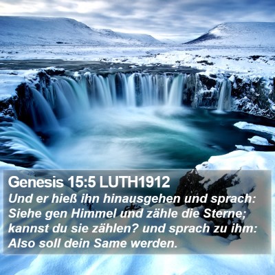 Genesis 15:5 LUTH1912 Bible Verse Image