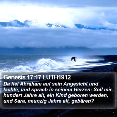 Genesis 17:17 LUTH1912 Bible Verse Image