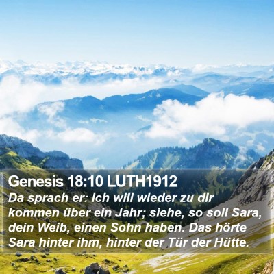 Genesis 18:10 LUTH1912 Bible Verse Image