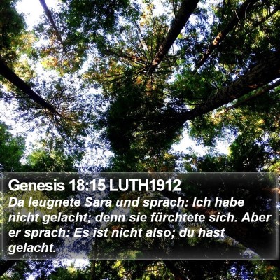 Genesis 18:15 LUTH1912 Bible Verse Image