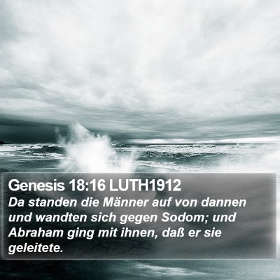 Genesis 18:16 LUTH1912 Bible Verse Image