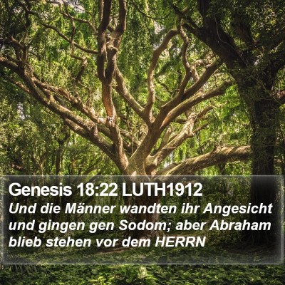 Genesis 18:22 LUTH1912 Bible Verse Image