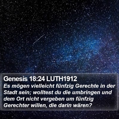 Genesis 18:24 LUTH1912 Bible Verse Image