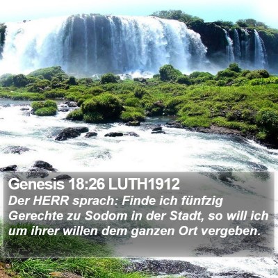 Genesis 18:26 LUTH1912 Bible Verse Image