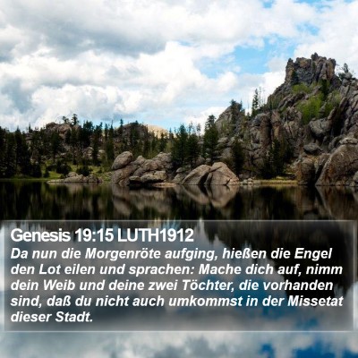 Genesis 19:15 LUTH1912 Bible Verse Image