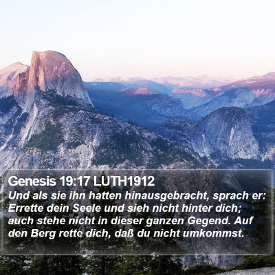 Genesis 19:17 LUTH1912 Bible Verse Image
