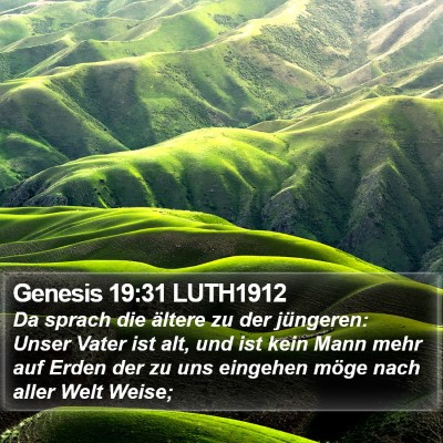 Genesis 19:31 LUTH1912 Bible Verse Image