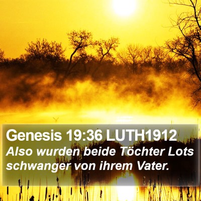 Genesis 19:36 LUTH1912 Bible Verse Image