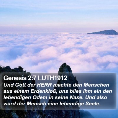 Genesis 2:7 LUTH1912 Bible Verse Image