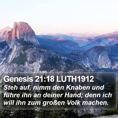 Genesis 21:18 LUTH1912 Bible Verse Image