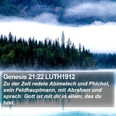 Genesis 21:22 LUTH1912 Bible Verse Image