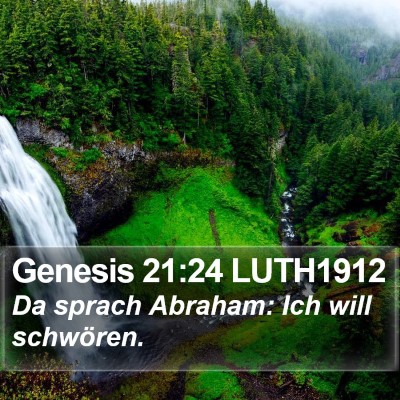 Genesis 21:24 LUTH1912 Bible Verse Image