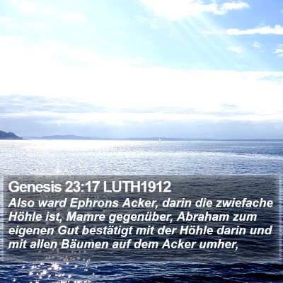 Genesis 23:17 LUTH1912 Bible Verse Image