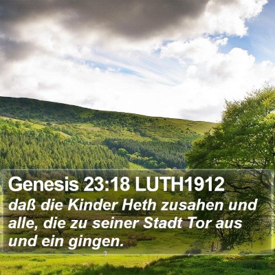 Genesis 23:18 LUTH1912 Bible Verse Image