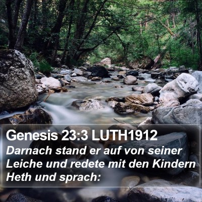 Genesis 23:3 LUTH1912 Bible Verse Image
