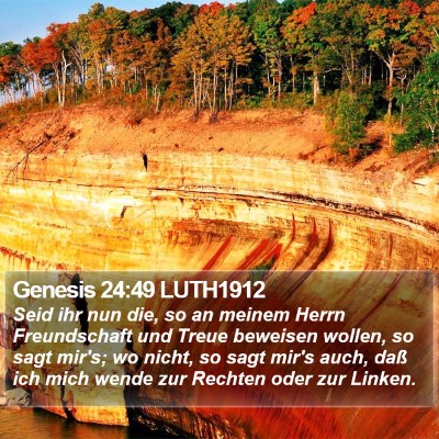 Genesis 24:49 LUTH1912 Bible Verse Image