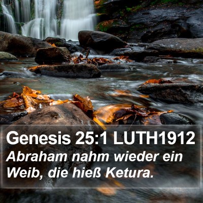 Genesis 25:1 LUTH1912 Bible Verse Image
