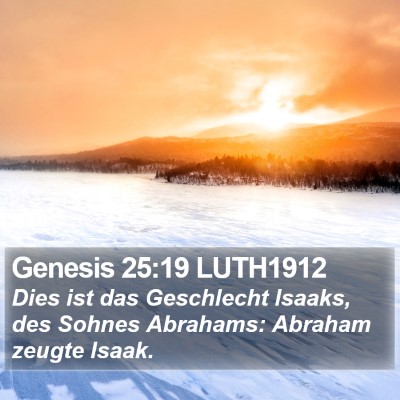 Genesis 25:19 LUTH1912 Bible Verse Image