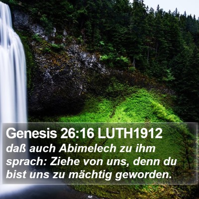 Genesis 26:16 LUTH1912 Bible Verse Image