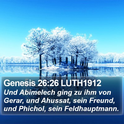 Genesis 26:26 LUTH1912 Bible Verse Image