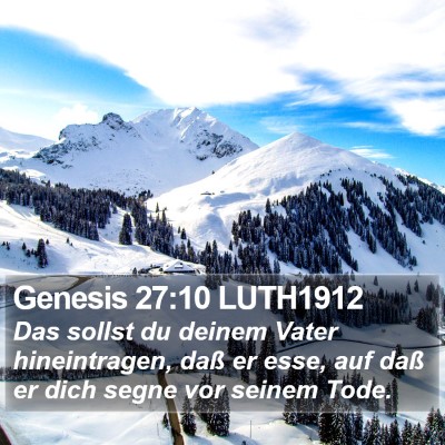 Genesis 27:10 LUTH1912 Bible Verse Image