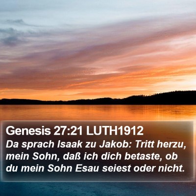 Genesis 27:21 LUTH1912 Bible Verse Image
