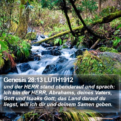 Genesis 28:13 LUTH1912 Bible Verse Image