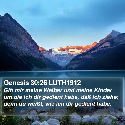 Genesis 30:26 LUTH1912 Bible Verse Image