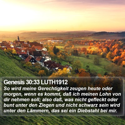 Genesis 30:33 LUTH1912 Bible Verse Image