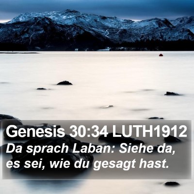 Genesis 30:34 LUTH1912 Bible Verse Image