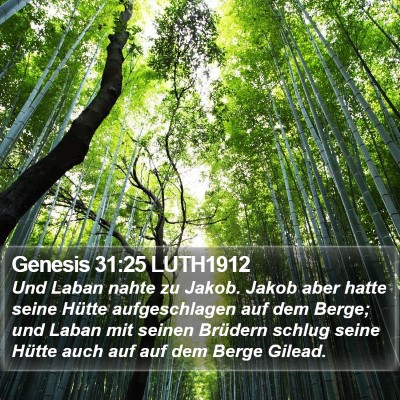 Genesis 31:25 LUTH1912 Bible Verse Image