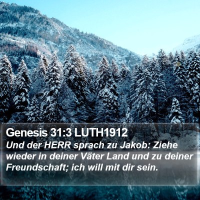 Genesis 31:3 LUTH1912 Bible Verse Image