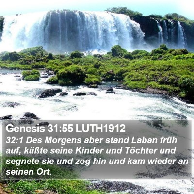 Genesis 31:55 LUTH1912 Bible Verse Image