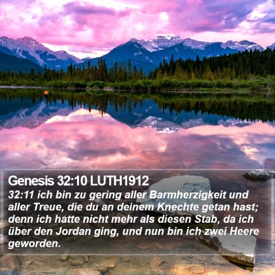 Genesis 32:10 LUTH1912 Bible Verse Image