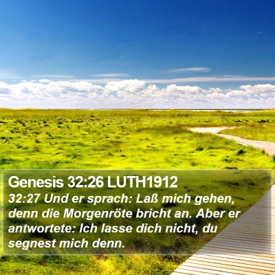 Genesis 32:26 LUTH1912 Bible Verse Image