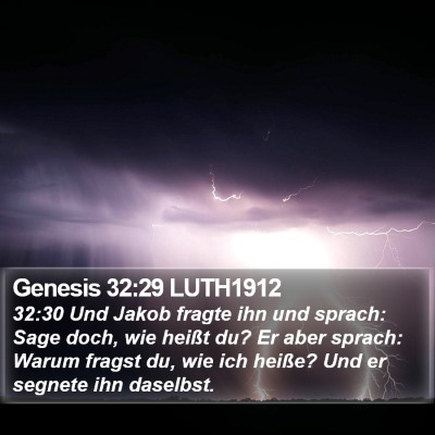 Genesis 32:29 LUTH1912 Bible Verse Image
