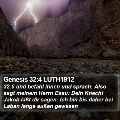 Genesis 32:4 LUTH1912 Bible Verse Image