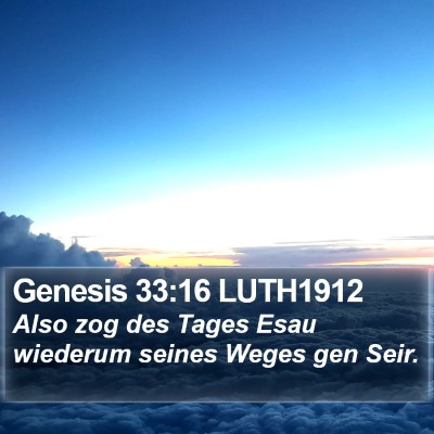 Genesis 33:16 LUTH1912 Bible Verse Image