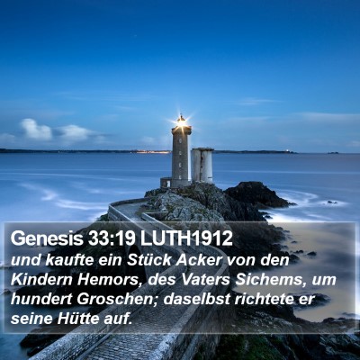 Genesis 33:19 LUTH1912 Bible Verse Image