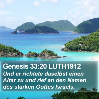 Genesis 33:20 LUTH1912 Bible Verse Image