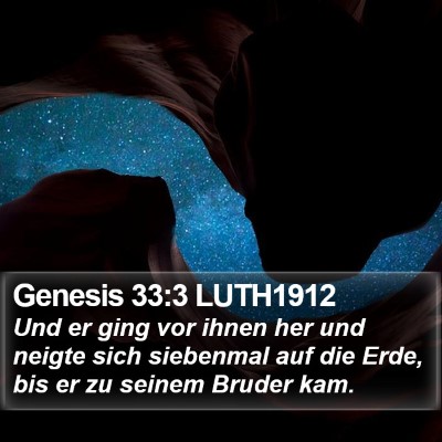 Genesis 33:3 LUTH1912 Bible Verse Image