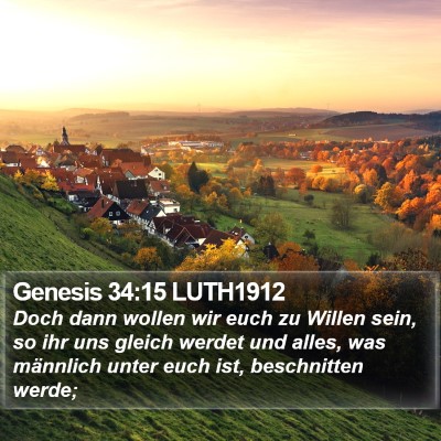 Genesis 34:15 LUTH1912 Bible Verse Image