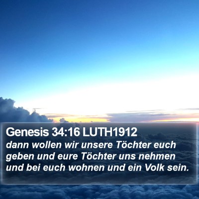 Genesis 34:16 LUTH1912 Bible Verse Image