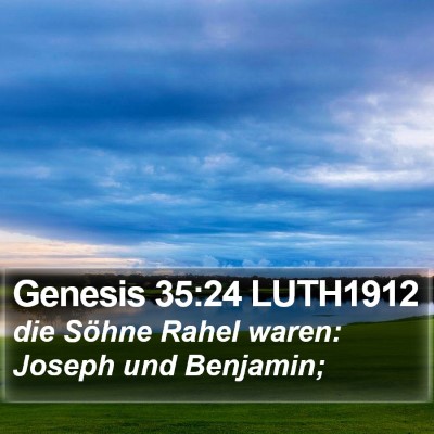 Genesis 35:24 LUTH1912 Bible Verse Image