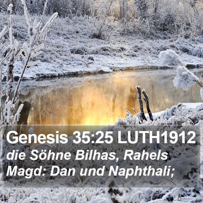Genesis 35:25 LUTH1912 Bible Verse Image