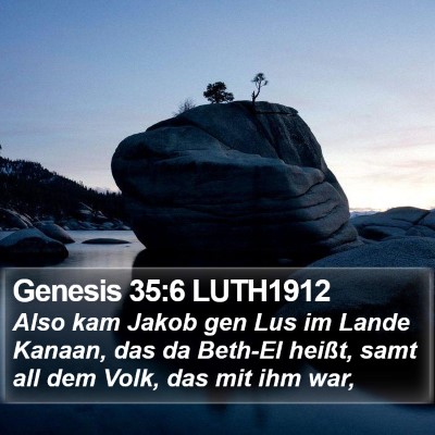 Genesis 35:6 LUTH1912 Bible Verse Image