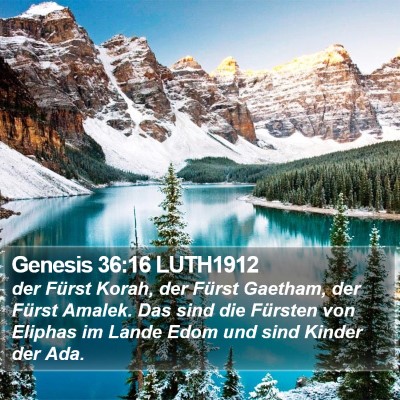 Genesis 36:16 LUTH1912 Bible Verse Image
