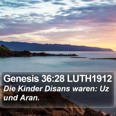 Genesis 36:28 LUTH1912 Bible Verse Image